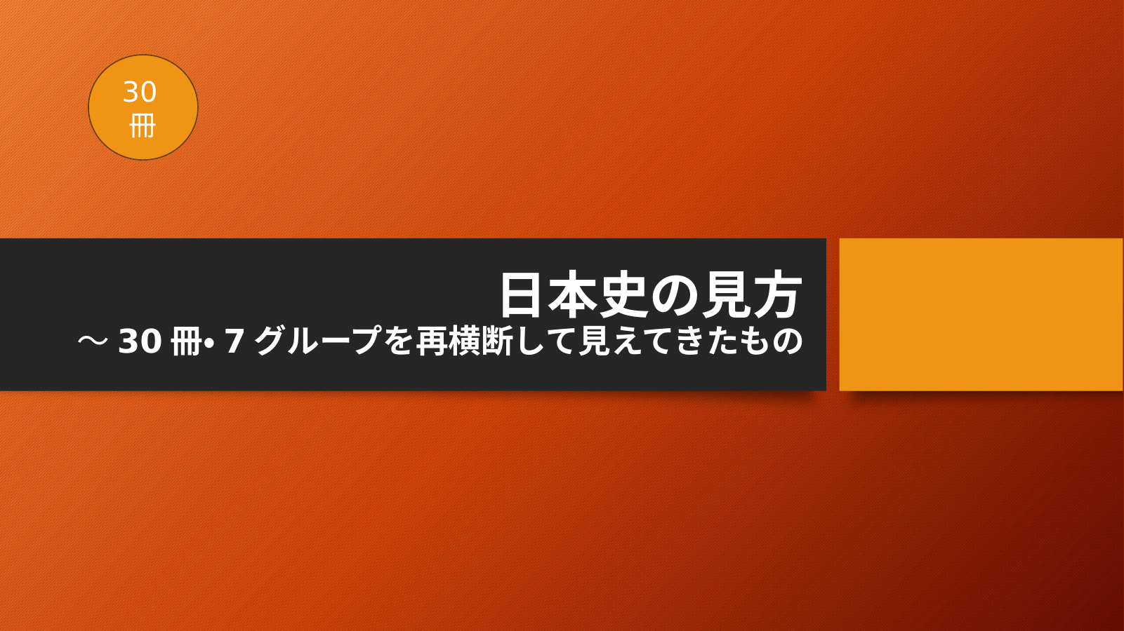 日本史の見方 スライド 1